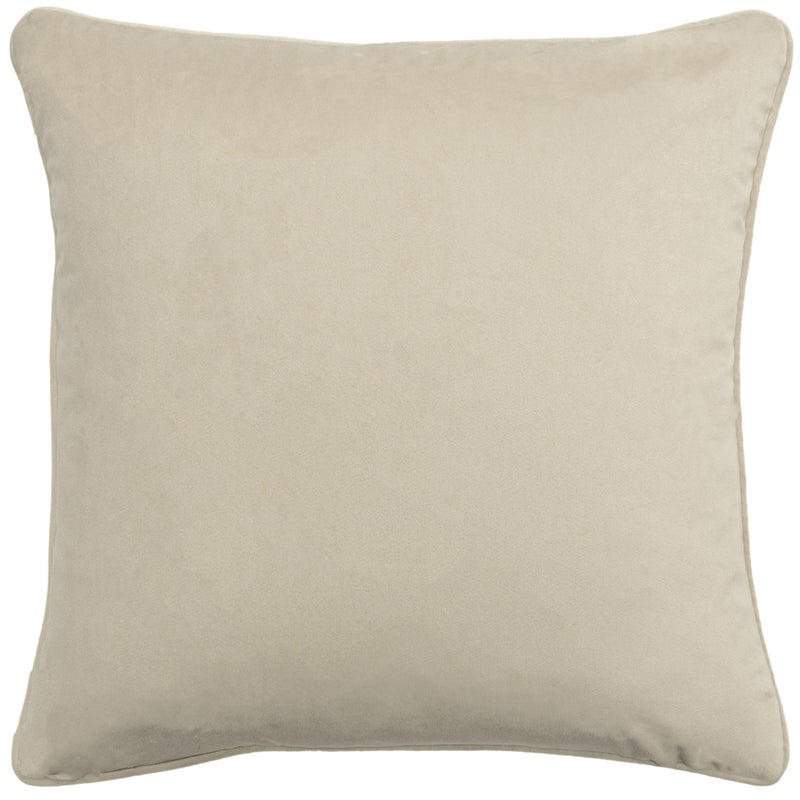 Paoletti Avenue Velvet Jacquard Cushion Cover in Ivory