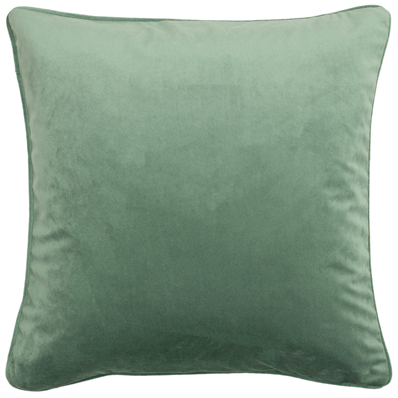Avenue Velvet Jacquard Cushion Mint