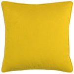 Paoletti Avenue Velvet Jacquard Cushion Cover in Ochre