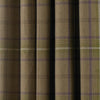 Paoletti Aviemore Tartan Faux Wool Eyelet Curtains in Thistle
