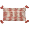 furn. Ayaan Pom-Pom Cushion Cover in Brick