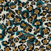 Ayanna Leopard Print Duvet Cover Set Teal
