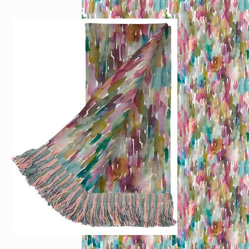 Voyage Maison Azima Abstract Printed Throw in Lotus