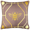 furn. Bee Deco Geometric Cushion Cover in Blush