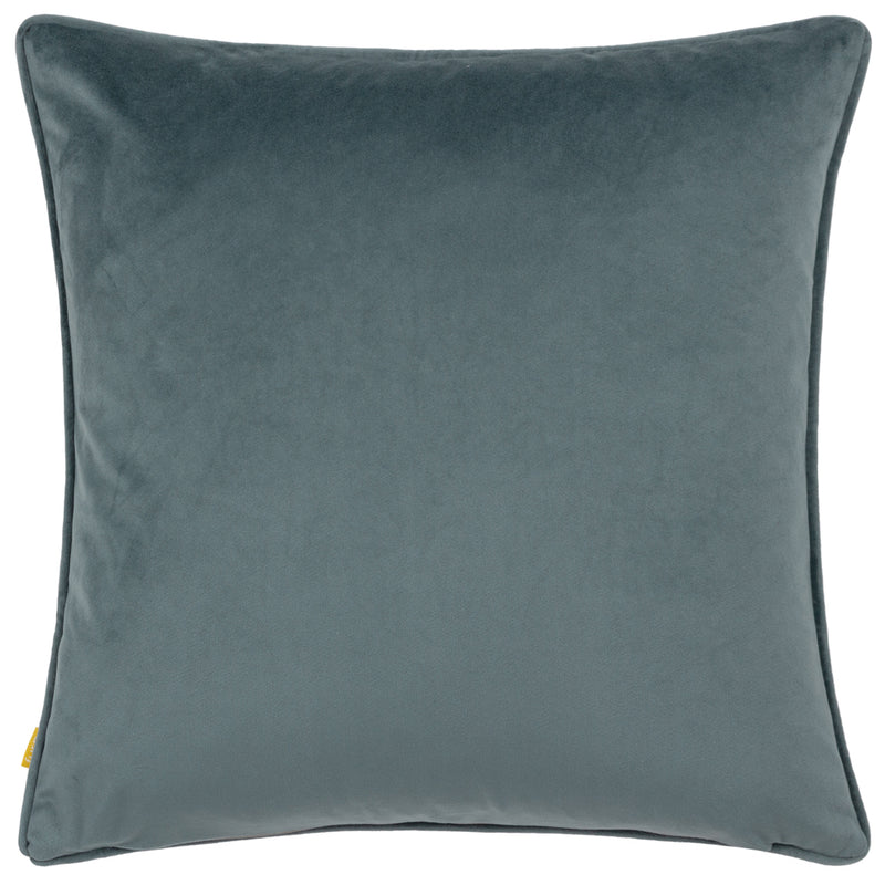 furn. Bee Deco Geometric Cushion Cover in French Blue