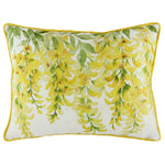Evans Lichfield Blossoms Rectangular Printed Cushion Cover in Yellow