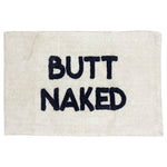 furn. Butt Naked Bath Mat in Ivory/Charcoal