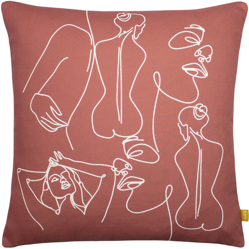 furn. Body Art 100% Recycled Cushion Cover in Red