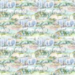 Voyage Maison Buttermere Printed Cotton Fabric in Sage