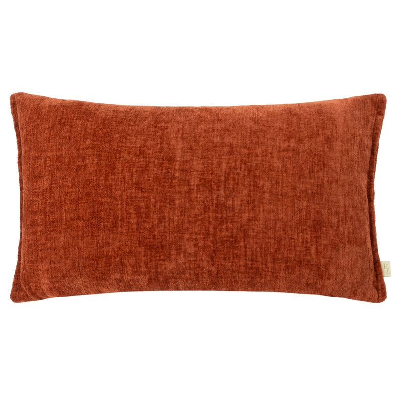 Evans Lichfield Buxton Rectangular Cushion Cover in Burnt Orange