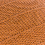Yard Caliche Textured Tasselled Cushion Cover in Ginger