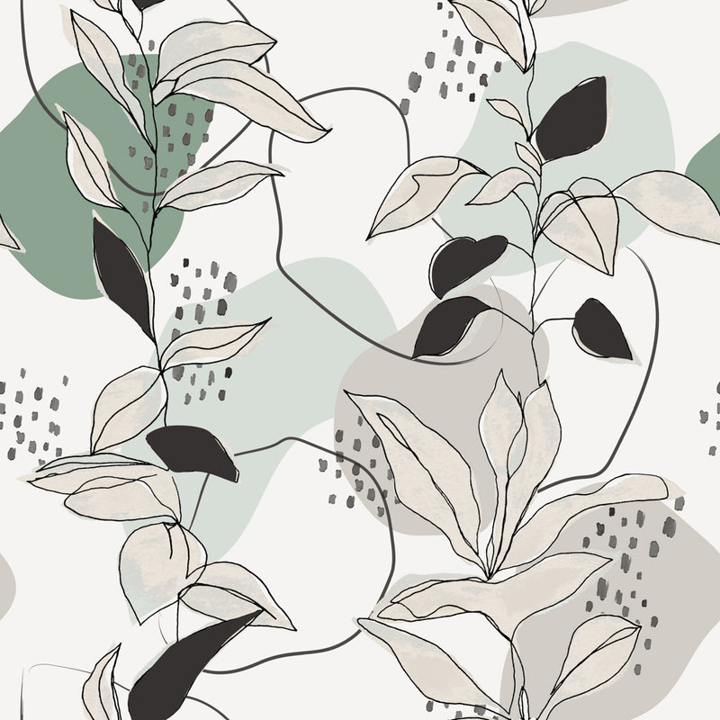 furn. Caliko Botanical Duvet Cover Set in Blush