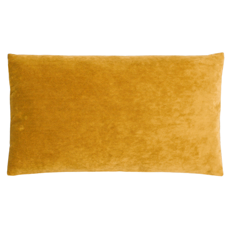 furn. Camden Micro-Cord Corduroy Cushion Cover in Mustard