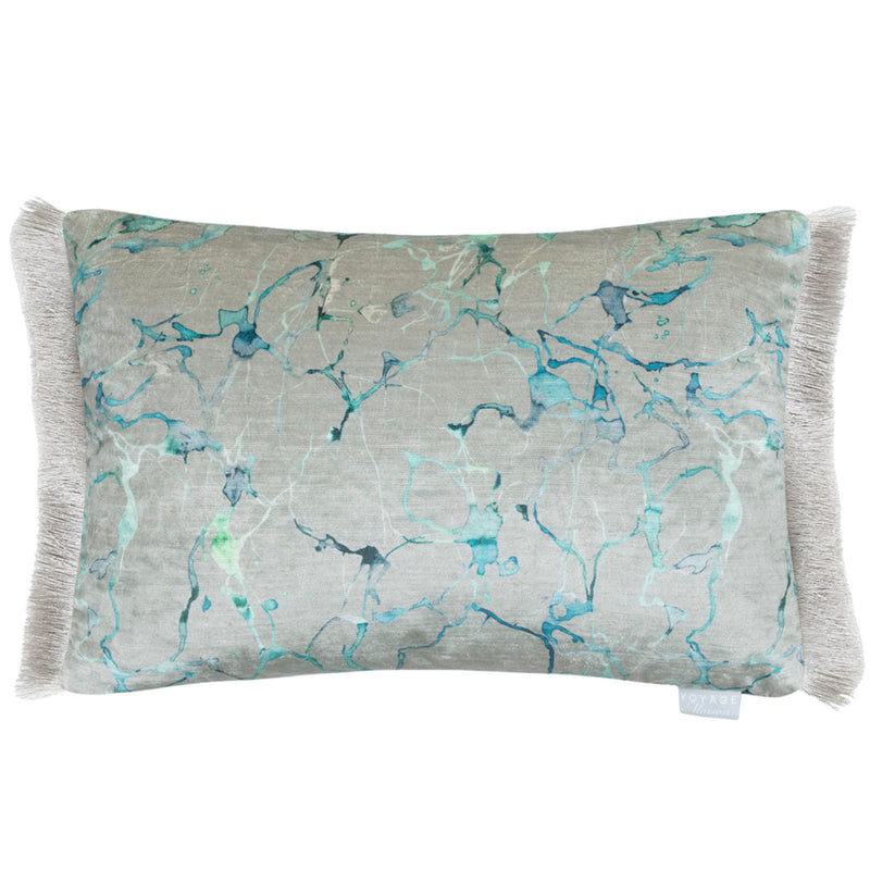Additions Carrara Fringed Cushion Cover in Ocean