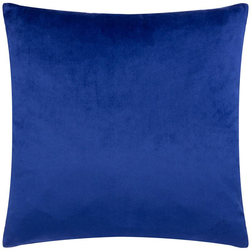 Heya Home Connie Check Cushion Cover in Pink/Cobalt
