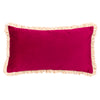 furn. Cest La Vie Embroidered Cushion Cover in Berry