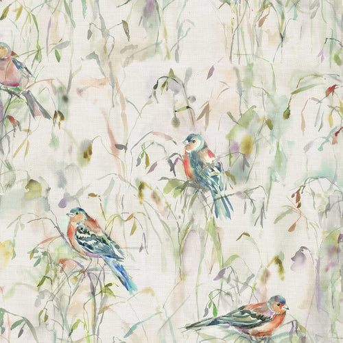Voyage Maison Chaffinch Printed Cotton Fabric in Cream