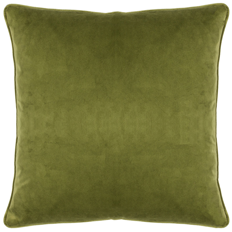 Evans Lichfield Chatsworth Heirloom Piped Cushion Cover in Olive