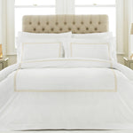 Cleopatra 200TC 100% Cotton Embroidered Duvet Cover Set Gold