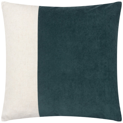 furn. Coba Washed Velvet Cushion Cover in Slate Blue