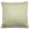Paoletti Coco Jacquard Fringed Cushion Cover in Ivory