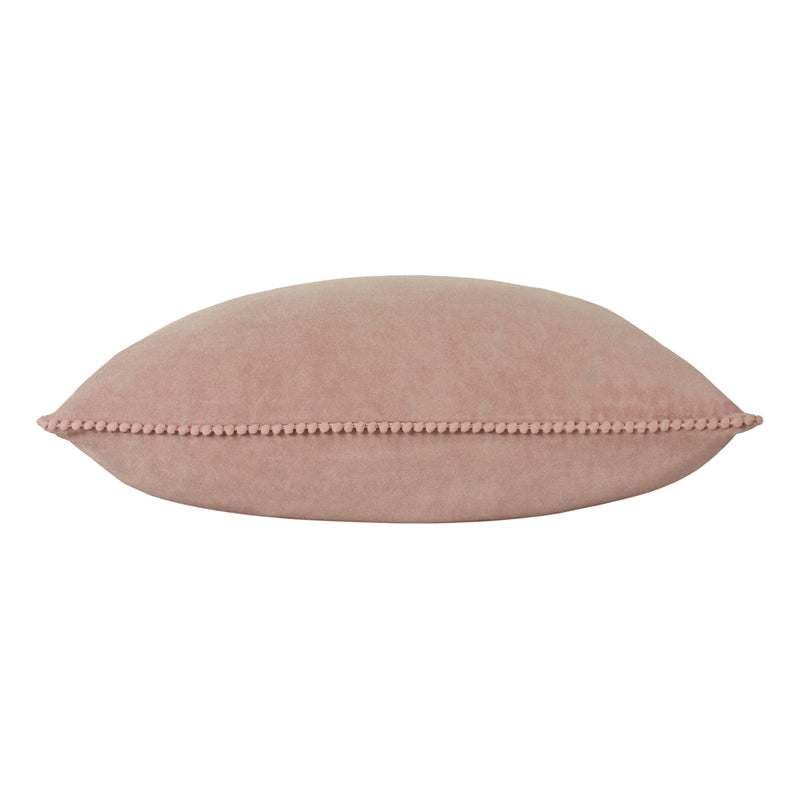 Cosmo Rectangular Velvet Cushion Blush