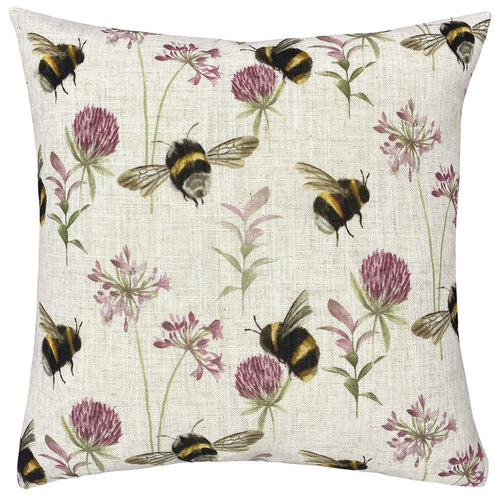 Evans Lichfield Country Bee Garden Cushion Cover in Lavender