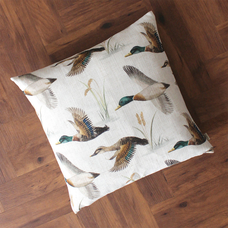 Country Duck Pond Cushion Multi