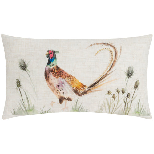  Cushions - Country Pheasant  Cushion Cover Natural Evans Lichfield
