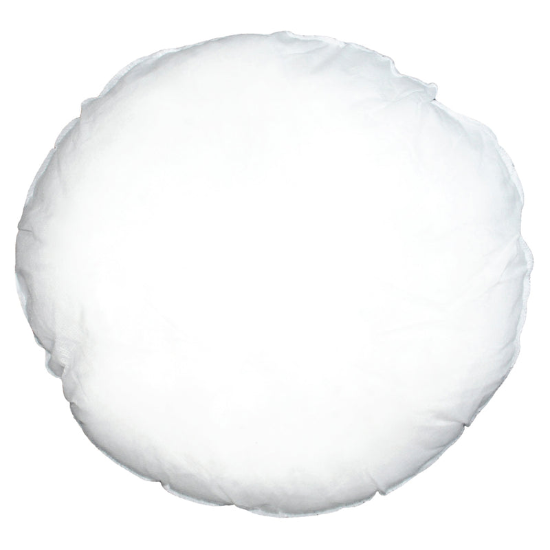 Polyester 50cm Circle Round Cushion Pad/Inner White