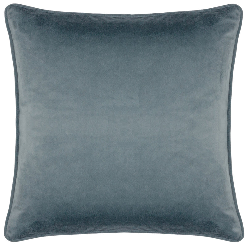 Evans Lichfield Chatsworth Peacock Piped Cushion Cover in Sage