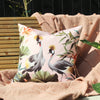 Cranes Outdoor Cushion Blush/Forest