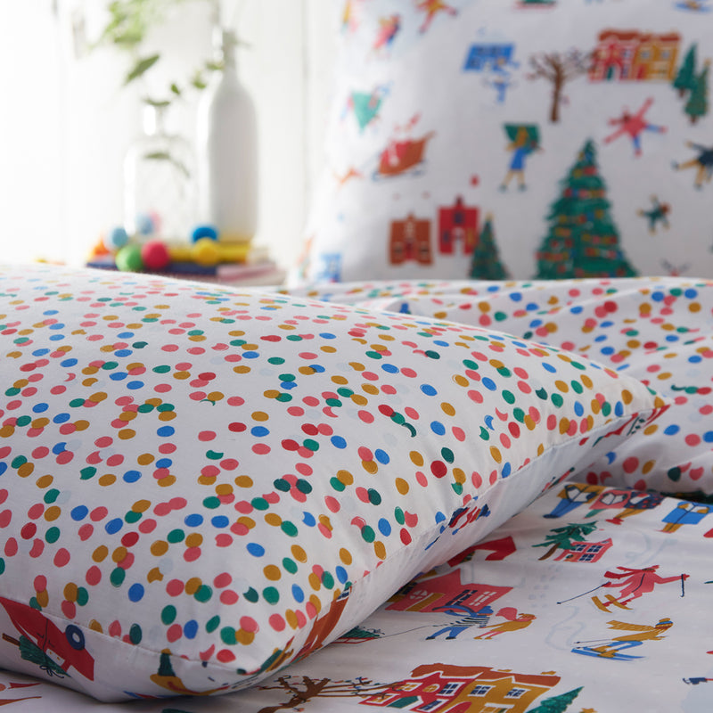 furn. Christmas Together Festive Duvet Cover Set in Multicolour