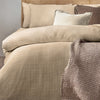 Yard Chunky Waffle Duvet Cover Set in Linen