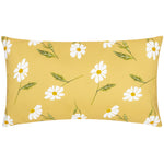 Wylder Nature Daisies Floral Reversible Cushion Cover in Yellow