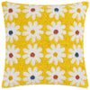 heya home Daisy New Knitted Cushion Cover in Mellow Yellow