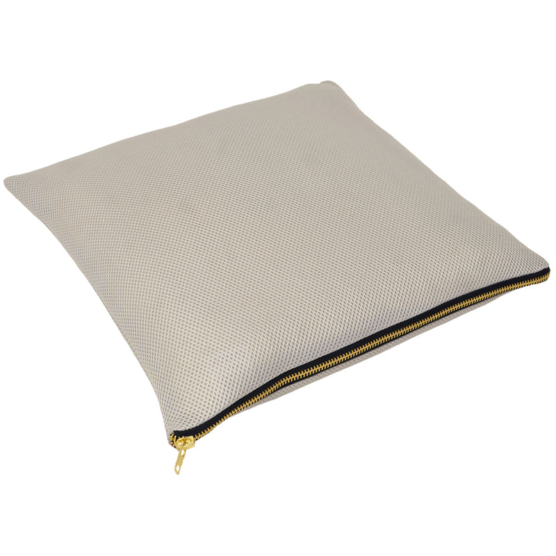 Paoletti Dallas Zip Cushion Cover in Grey
