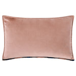 Delano Velvet Jacquard Cushion Blush/Navy