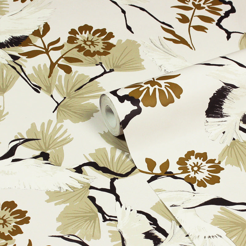 furn. Demoiselle Wallpaper Sample in Natural