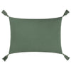 furn. Dharma Tufted Tasselled Cushion Cover in Eucalyptus
