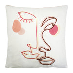 furn. Duo Abstract Cushion Cover in Sweetpea