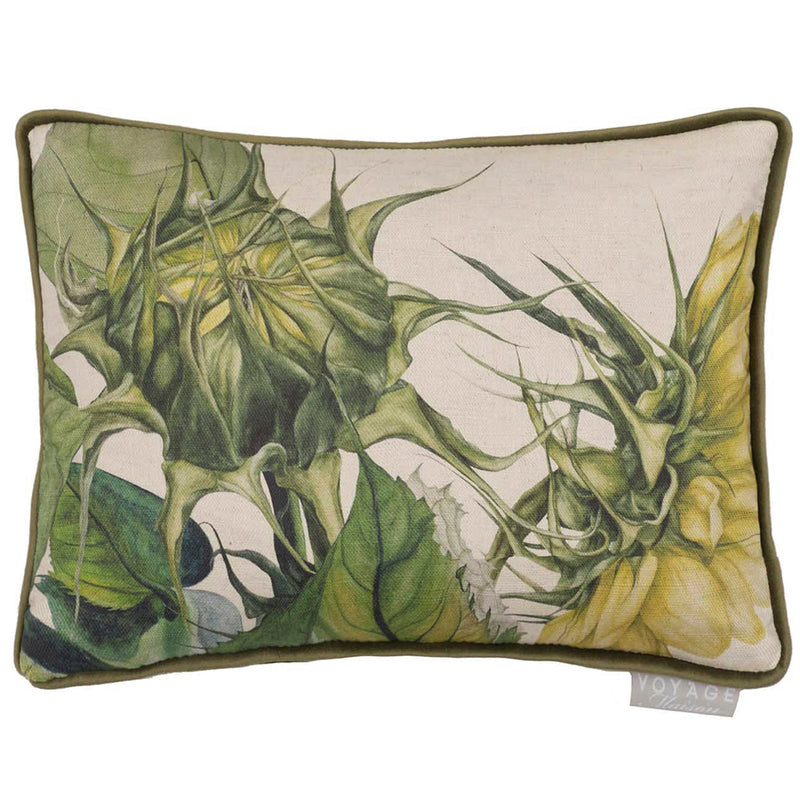 Marie Burke Easton Small Printed Cushion Cover in Fern