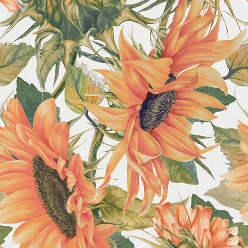 Marie Burke Easton Printed Cotton Fabric in Amber