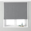 Essentials Twilight Thermal Blackout Roller Blind in Silver
