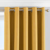 Essentials Twilight Thermal Blackout Eyelet Curtains in Ochre