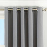 Twilight Thermal Blackout Eyelet Curtains Silver