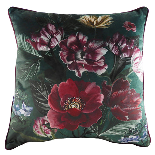 Evans Lichfield Eden Bloom Cushion Cover in Forest