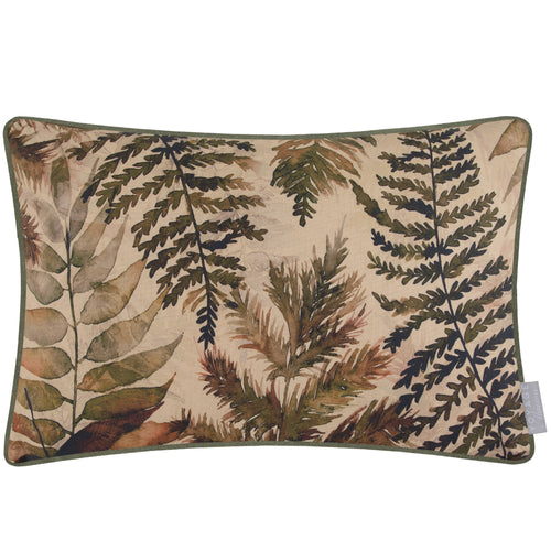 Floral Red Cushions - Elowen Printed Piped Feather Filled Cushion Mulberry Voyage Maison