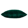 Paoletti Empress Faux Fur Cushion Cover in Emerald