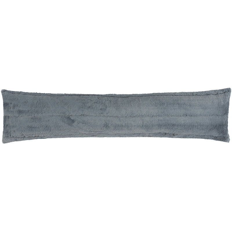 Empress Faux Fur Draught Excluder Charcoal